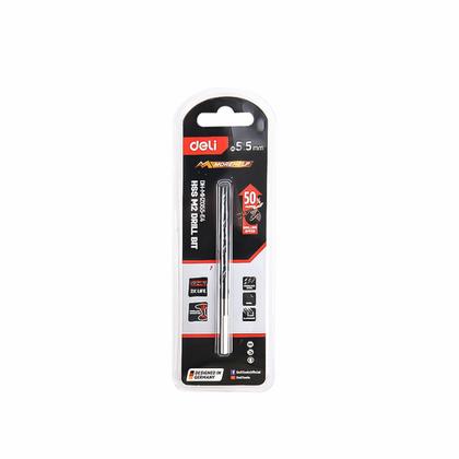 Сверло по металлу Deli RS EDH-MHZ055-E4 5.5 мм, DIN 338, HSS-TiN