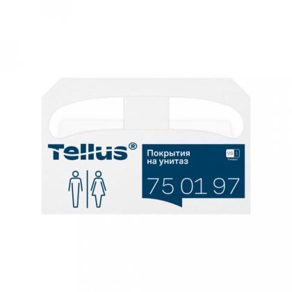 Покрытия бумажные индивидуальные на унитаз Tellus Комфорт 1/2 сложение, 250 шт/упак, VS1