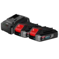 Комплект аккумуляторых батарей и зарядного устройства Deli RS EDE-CM20A2E 2х2.0 А/ч, ЗУ 2 А 