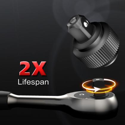 Набор инструмента 1/2" Deli RS EDQ43025, 25 предметов