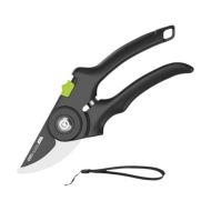 Секатор садовый Deli GS EDL-YL0002 203 мм, пласт. ручка, черный