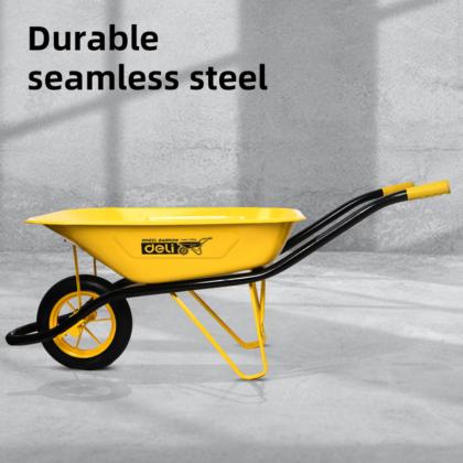 Тачка строительная Deli YS EDL437065 65л, 130кг, 1 пневмоколесо, 14"х4.00