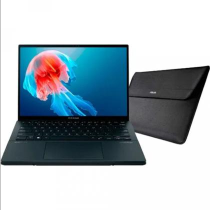 Ноутбук ASUS Zenbook Duo/ UX8406CA-QL080W/ U7-255H/ 14 FHD OLED 16:10 400nits 120HZ Touch/ UMA/ 16GB/ 1TB/ W11H/ noODD/ Basalt Gray ноутбук