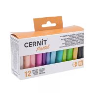 Полимерная глина "Cernit. Pastel" набор, 12 цв. 25 г.