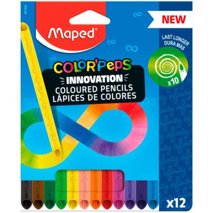 Цв. карандаши 12 шт. "Color Peps Infinity"