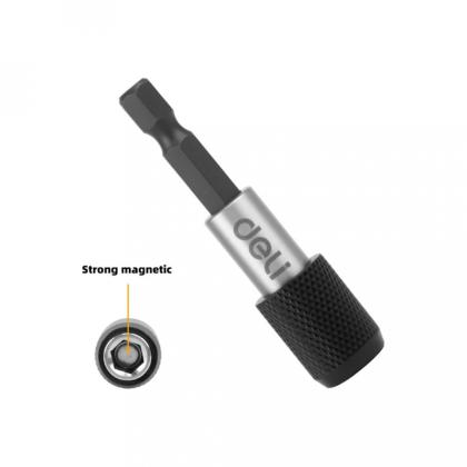 Держатель бит (насадок) магнитный Deli YS EDL107401, 60мм, 1/4", с фиксатором