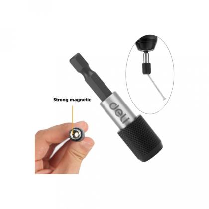 Держатель бит (насадок) магнитный Deli YS EDL107401, 60мм, 1/4", с фиксатором