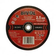 Круг отрезной по металлу BIVOL T41-230*2,5*22,2 мм