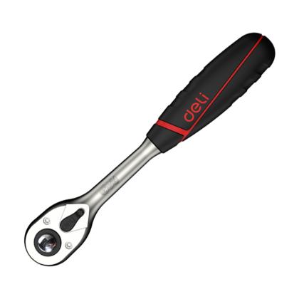 Ключ-трещотка Deli RS EDQ43802 1/2", 250 мм, 72 зуба