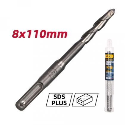 Бур по бетону Deli YS EDH-Y08110 8x110 мм, SDS-PLUS