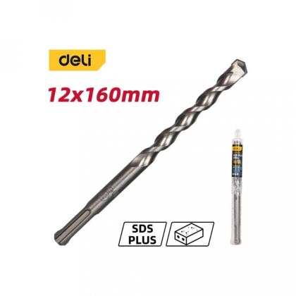 Бур по бетону Deli YS EDH-Y12160 12x160 мм, SDS-PLUS