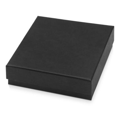 Коробка подарочная "Smooth M" д/ручки и блокнота A6, 16*15*6 см, картон, черный
