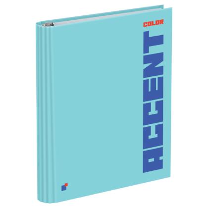 Тетрадь А5 160 л., клет. "Accent color" на кольцах, разноцветный
