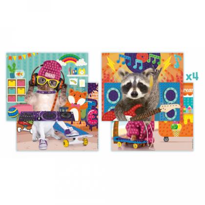 Набор для творчества “Maped Creative Cool Animals” мозайка