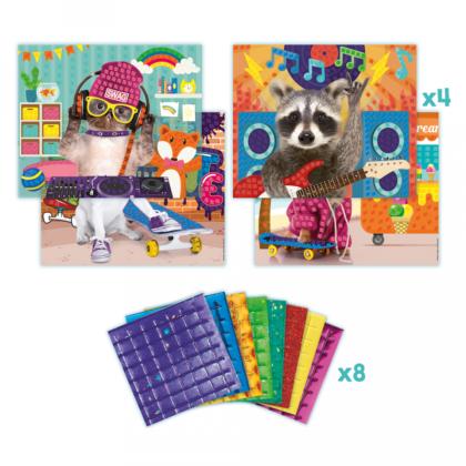 Набор для творчества “Maped Creative Cool Animals” мозайка