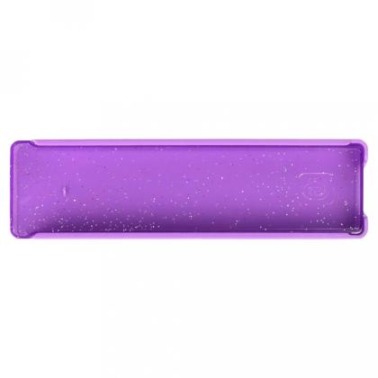 Пенал на 1 отд. "Пандочки" пластик, сиреневый