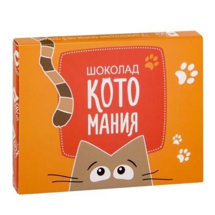 Шоколад молочный "Кватро. Котомания" 60 гр.