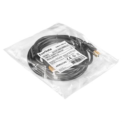 Кабель для принтера USB 2.0 EX-CCF-USB2-AMBM-2.0 (2 M) ExeGate, ферритиновые фильтры, EX294747RUS