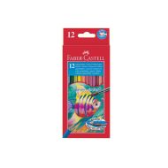 Цв. акв. карандаши 12 шт. "Faber-Castell" +кисточка