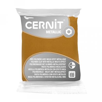 Полимерная глина "Cernit Metallic" 56 г, 58 бронза
