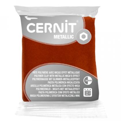 Полимерная глина "Cernit Metallic" 56 г, 58 бронза