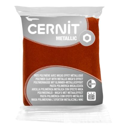 Полимерная глина "Cernit Metallic" 56 г, 58 бронза