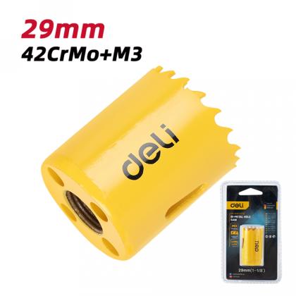 Коронка биметаллическая Deli YS EDH-SKK029-E1 29х38 мм, М14