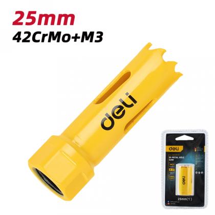 Коронка биметаллическая Deli YS EDH-SKK025-E1 25х38 мм, М14