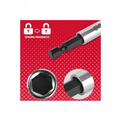 Держатель бит (насадок) магнитный Deli YS EDL106002 60мм, 1/4"
