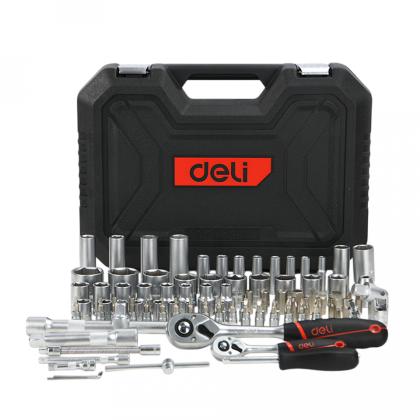 Набор инструмента 1/4", 1/2" Deli RS EDQ44094, 94 предмета
