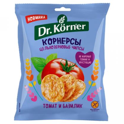 Чипсы "Dr.Korner", 50 гр., цельнозерновые с оливковым маслом и розмарином