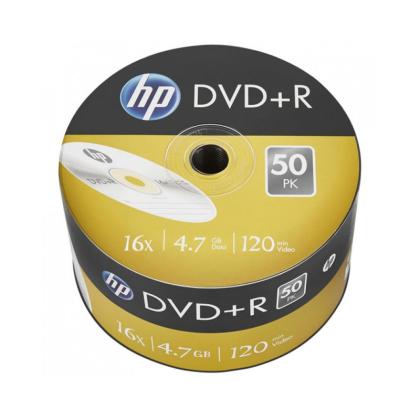диск DVD-R 4,7 Гб запис. 16х. 50 шт/п/эт упак., DRE00070-3 HP