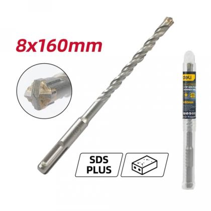 Бур по бетону Deli YS EDH-YCZ16008-E1 8x160 мм, X-Tip, SDS-PLUS