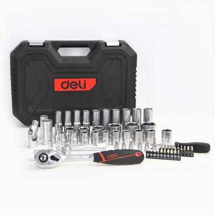 Набор инструмента 1/2" Deli RS EDQ43062, 62 предмета