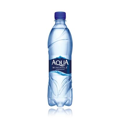 Вода питьевая "Аква Минерале" газир., 0,5 л., пласт. бутылка