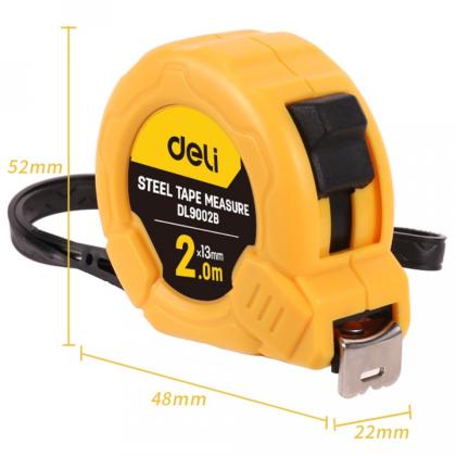 Рулетка Deli YS EDL9002B 2 м*13 мм  