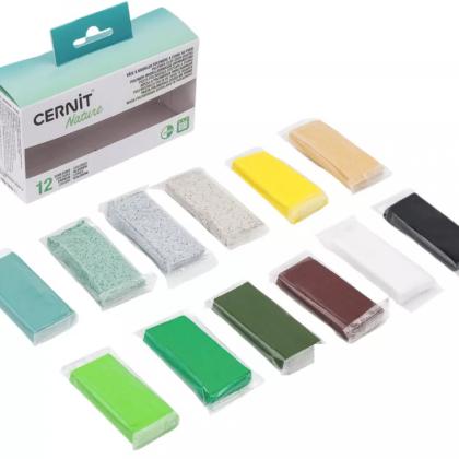 Полимерная глина "Cernit. Basic" набор, 12 цв. 25 г.