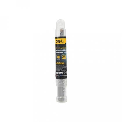Бур по бетону Deli YS EDH-YCZ11006-E1 6x110 мм, X-Tip, SDS-PLUS