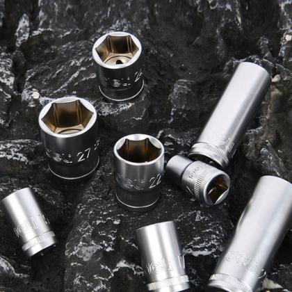 Набор инструмента 1/4", 1/2" Deli RS EDQ45082, 82 предмета 