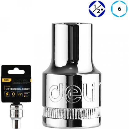 Головка торцевая шестигранная Deli YS EDQ4017 1/2", 17 мм