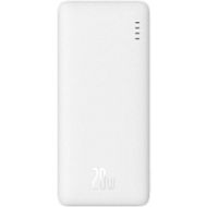 Внешний аккумулятор Baseus Airpow PPQD090002 Fast Charge Power Bank 10000mAh 20W White (With Cable USB to Type-C 30cm White)