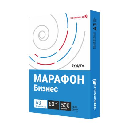 бумага  A3  80г/м 500л "Марафон Бизнес"