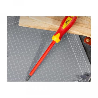 Отвертка диэлектрическая Deli YS EDL5161501 SL6,5*150 мм
