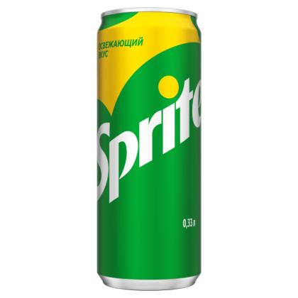 Напиток "Sprite" 0,33 л., жестян. банка