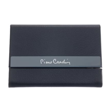 Визитница 95*66 мм, 15-20 карт. "Pierre Cardin" иск. кож., черный