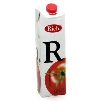 Сок RICH яблочный, 1л.