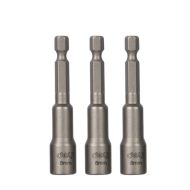 Набор насадок шестигранных магнитных Deli YS EDL4808T 8 мм, 3 шт, HEX 1/4"