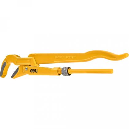 Ключ трубный Deli YS EDL105255 1.5", тип S, раскрытие губок 55мм