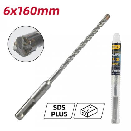 Бур по бетону Deli YS EDH-YCZ16006-E1 6x160 мм, X-Tip, SDS-PLUS