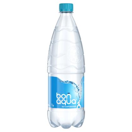 Вода питьевая "Bonaqua" негазир., 1 л., пласт. бутылка